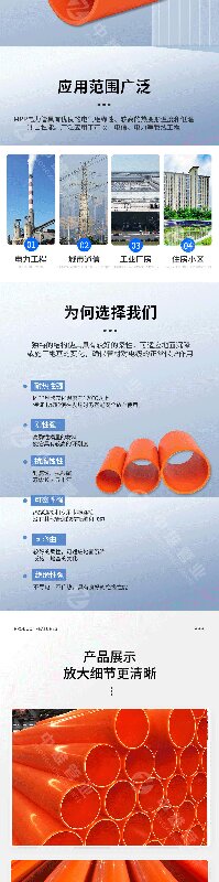 中雄电力电缆保护管质量放心(图2)