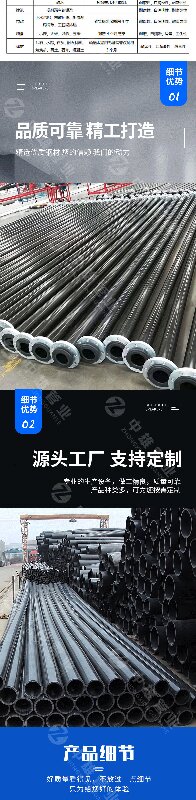 中雄超高分子耐磨管尾矿输送专用(图2)