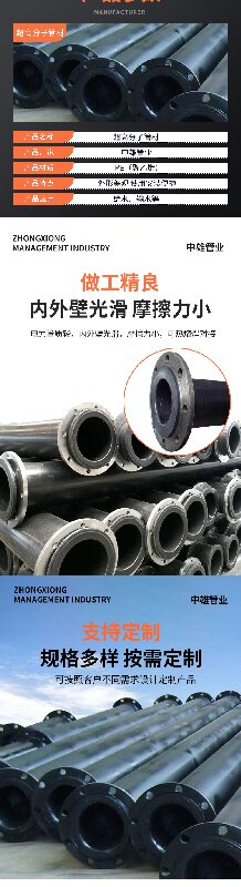 中雄矿用超高分子耐磨管(图2)